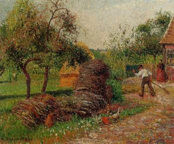 Camille Pissarro : Mother Lucien's Yard
